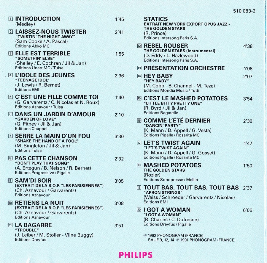 1992  -  TOUT PUBLIC 1962 - 1987 ( 5 COFFRETS CD - 12 ALBUMS LIVE  ) 1962_o35