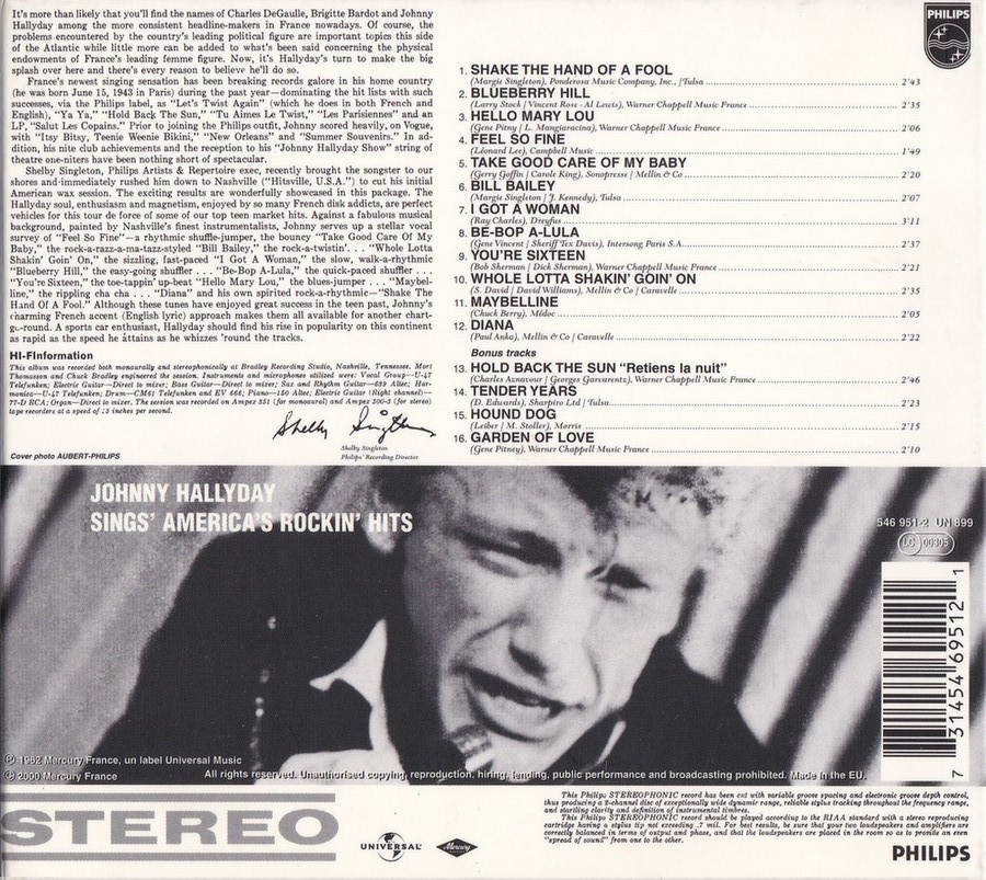 COLLECTION DES 40 ALBUMS CD ( UNIVERSAL )( 2000 ) 1962_s20