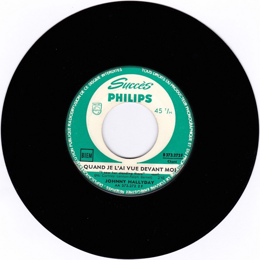 45 TOURS SP PHILIPS ( JUKEBOX )( 1961 - 1969 ) 1963_324
