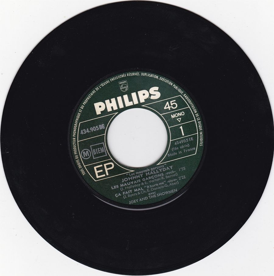 LES EP PHILIPS ( LES ORIGINAUX )( 1961 - 1969 ) 1964_143
