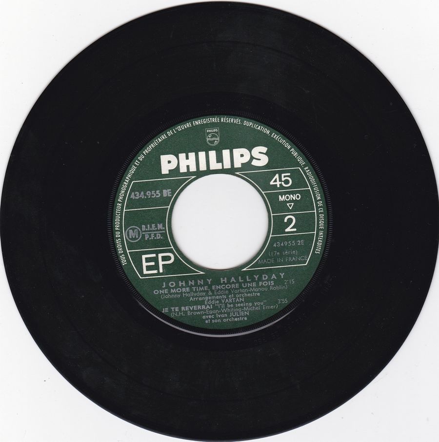 LES EP PHILIPS ( LES ORIGINAUX )( 1961 - 1969 ) 1964_222