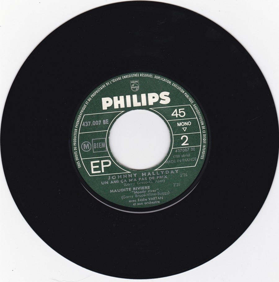 LES EP PHILIPS ( LES ORIGINAUX )( 1961 - 1969 ) 1965_287