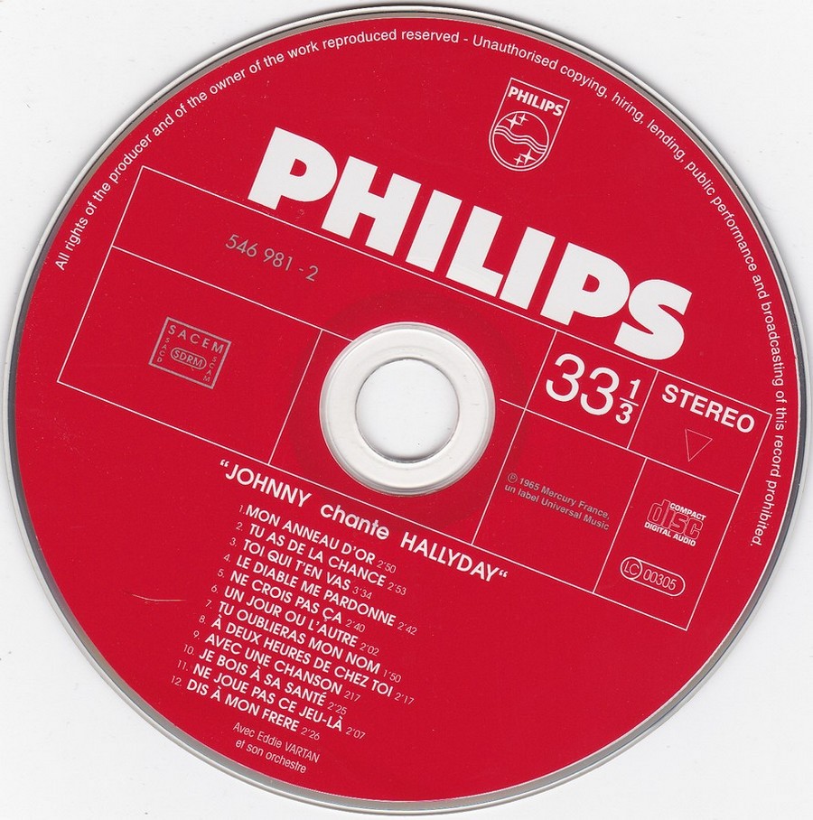 COLLECTION DES 40 ALBUMS CD ( UNIVERSAL )( 2000 ) 1965_j23
