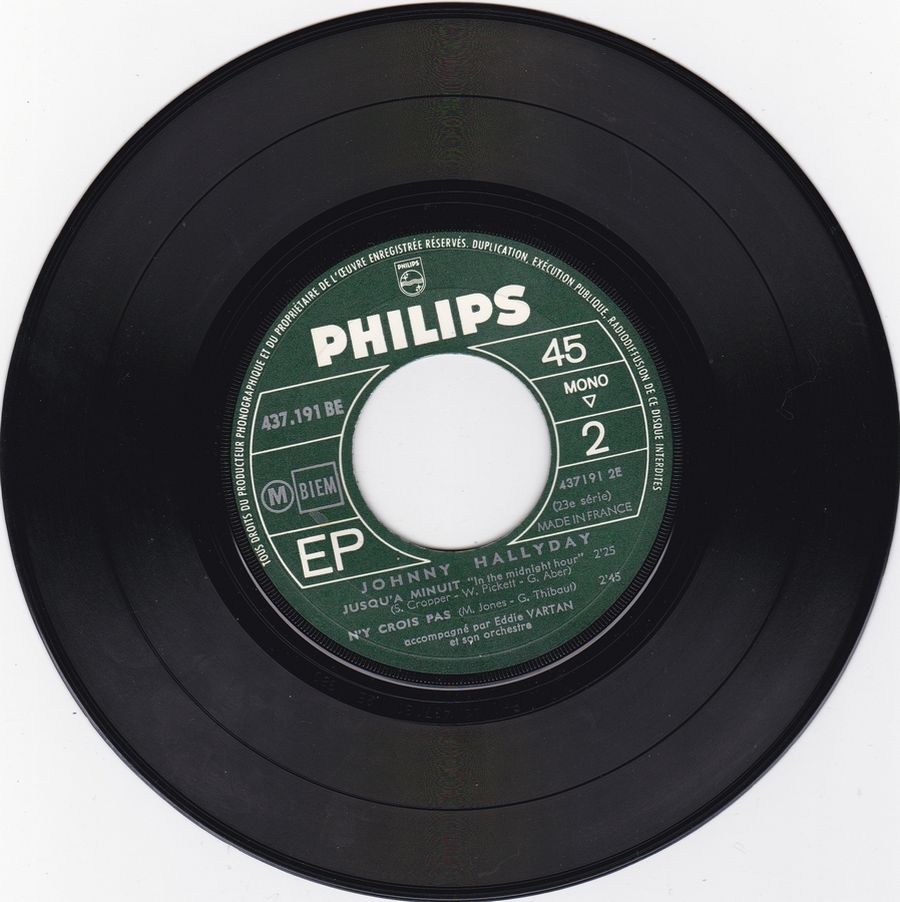 LES EP PHILIPS ( LES ORIGINAUX )( 1961 - 1969 ) 1966_220