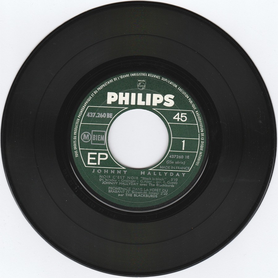 LES EP PHILIPS ( LES ORIGINAUX )( 1961 - 1969 ) 1966_312
