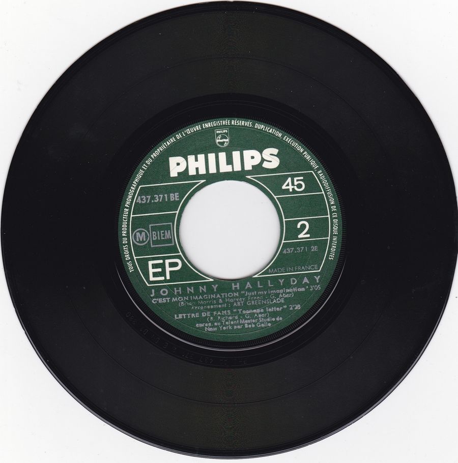 LES EP PHILIPS ( LES ORIGINAUX )( 1961 - 1969 ) 1967_376