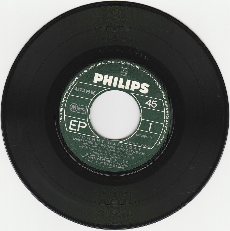 LES EP PHILIPS ( LES ORIGINAUX )( 1961 - 1969 ) 1968_321