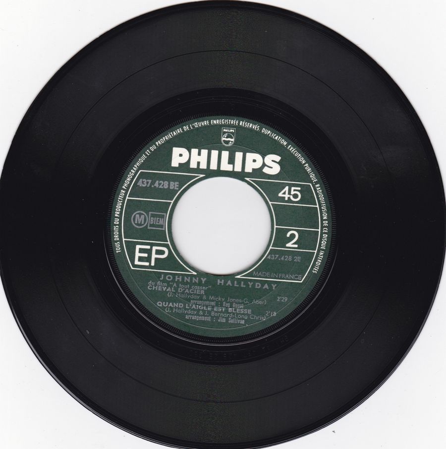 LES EP PHILIPS ( LES ORIGINAUX )( 1961 - 1969 ) 1968_329