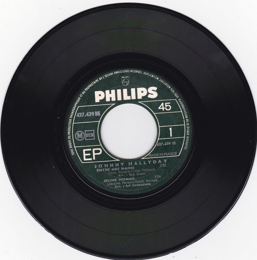 LES EP PHILIPS ( LES ORIGINAUX )( 1961 - 1969 ) 1968_410