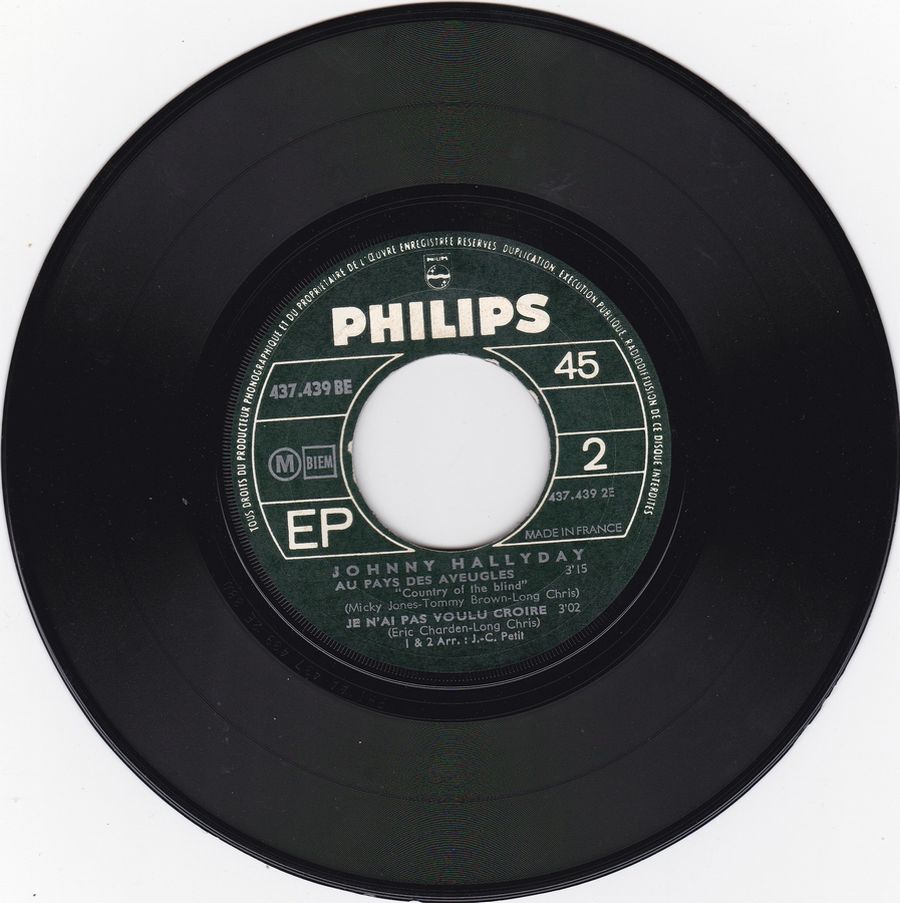 LES EP PHILIPS ( LES ORIGINAUX )( 1961 - 1969 ) 1968_411