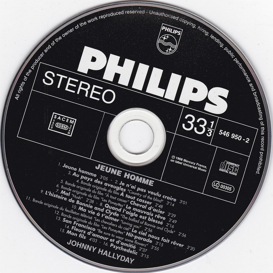COLLECTION DES 40 ALBUMS CD ( UNIVERSAL )( 2000 ) 1968_j39