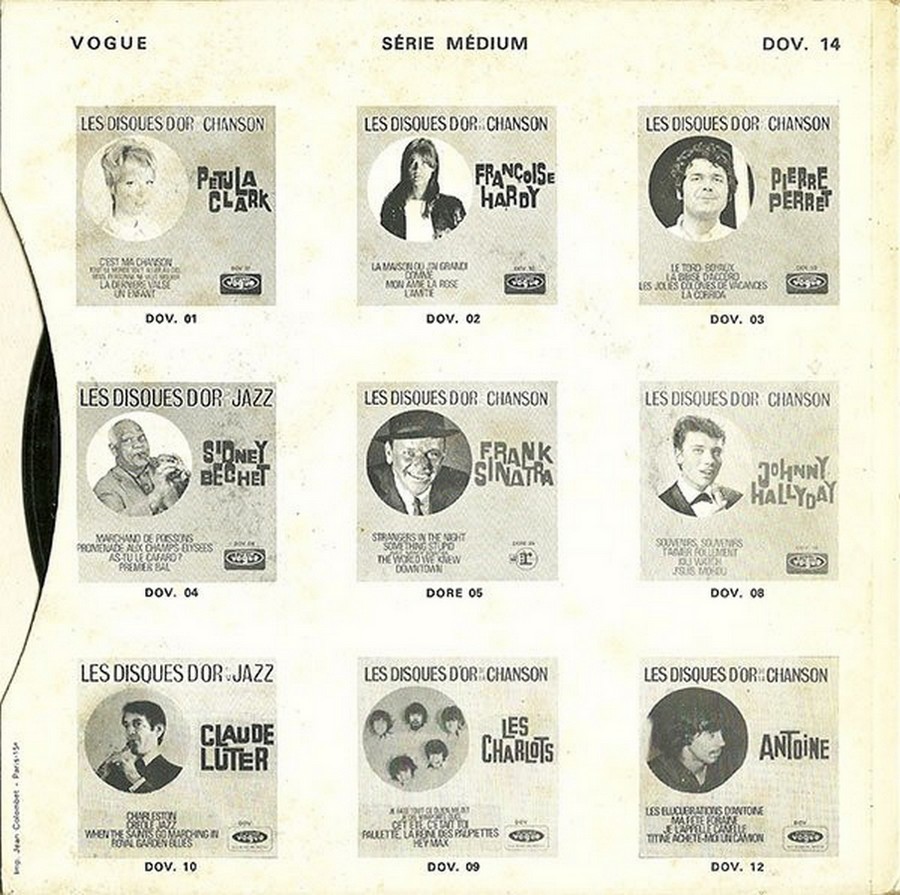 Les disques d'or de la chanson - 24.000 baisers ( EP 45 TOURS ) 1969_161