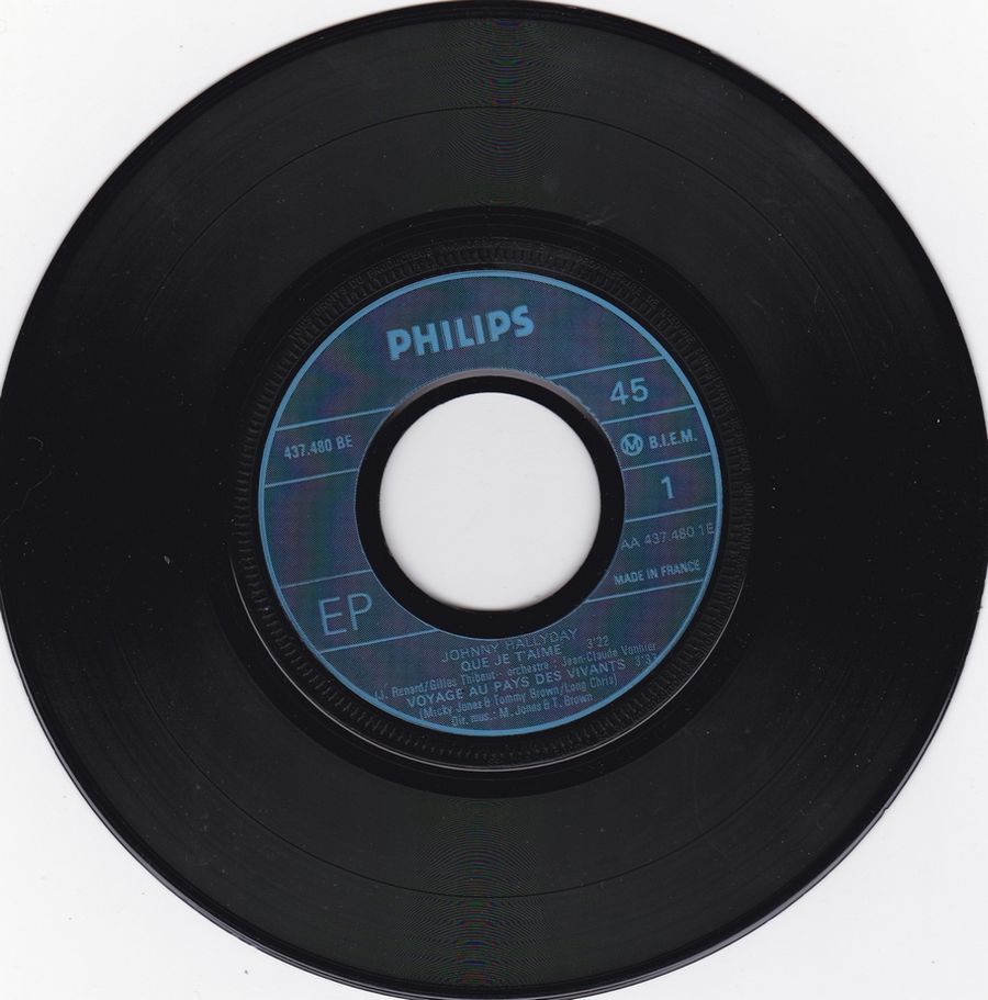 LES EP PHILIPS ( LES ORIGINAUX )( 1961 - 1969 ) 1969_412