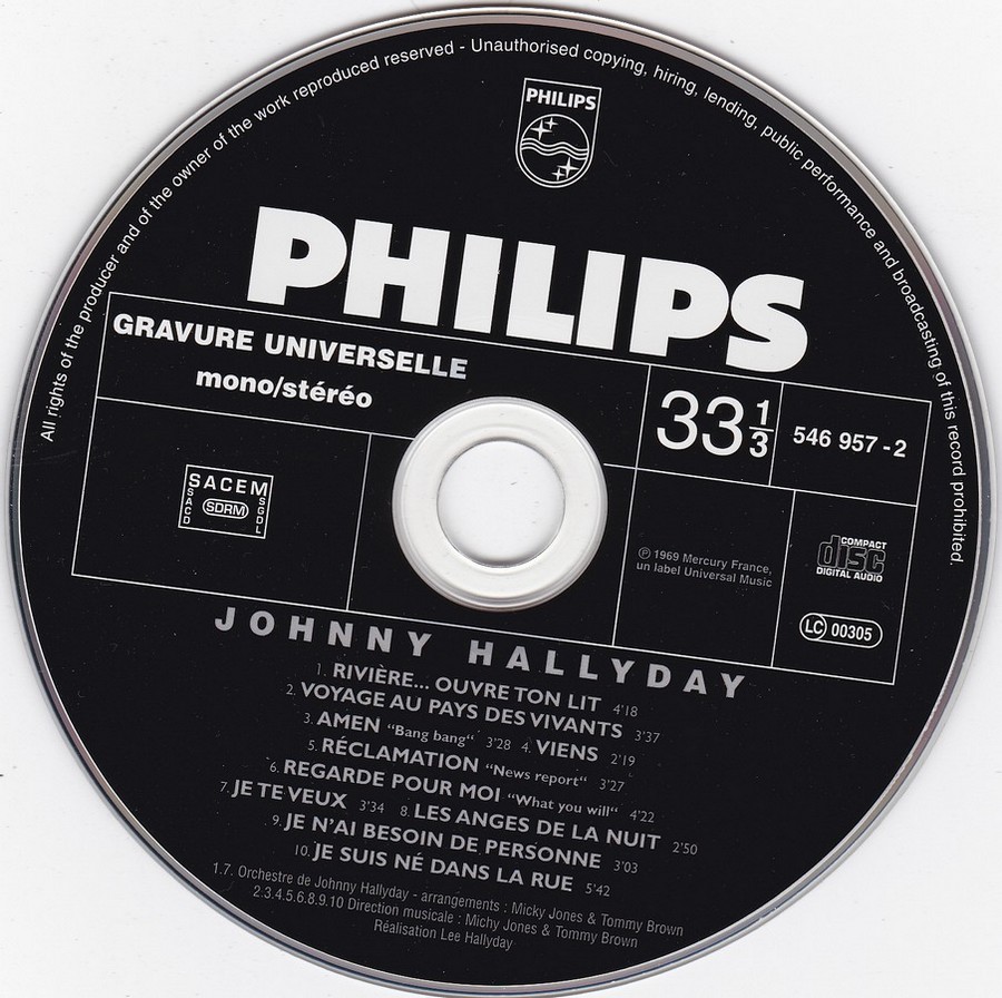 COLLECTION DES 40 ALBUMS CD ( UNIVERSAL )( 2000 ) 1969_r12