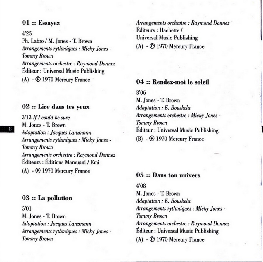 COLLECTION DES 40 ALBUMS CD ( UNIVERSAL )( 2000 ) 1970_v20