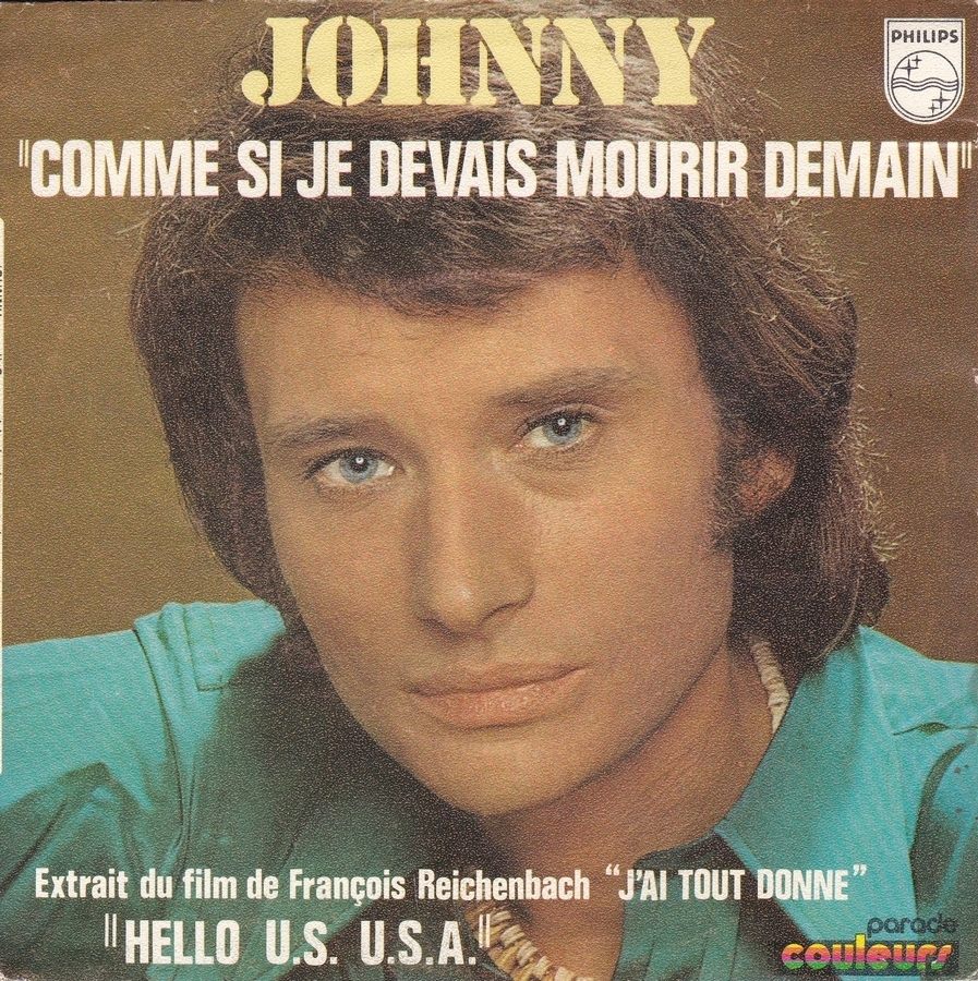 COMME SI JE DEVAIS MOURIR DEMAIN ( TOUTES LES EDITIONS )( 1972 ) 1971_165