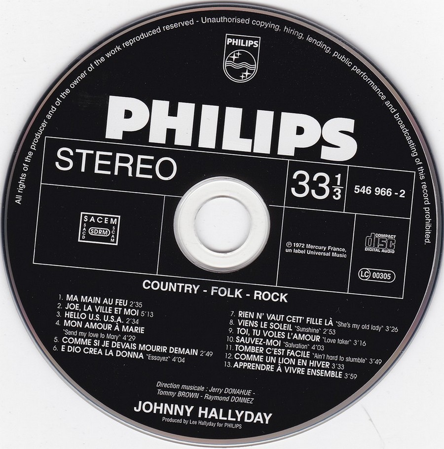 COLLECTION DES 40 ALBUMS CD ( UNIVERSAL )( 2000 ) 1972_c12
