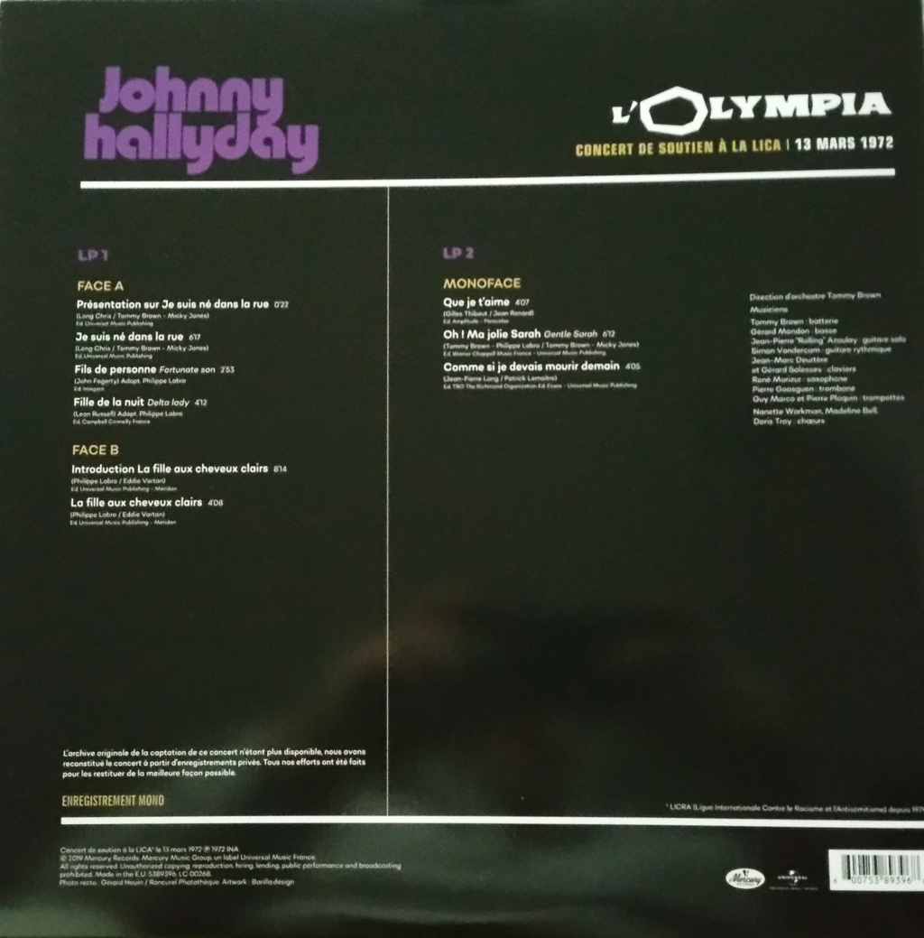 COFFRET OLYMPIA VINYLES ( 7 albums é disques ) 1972_m23