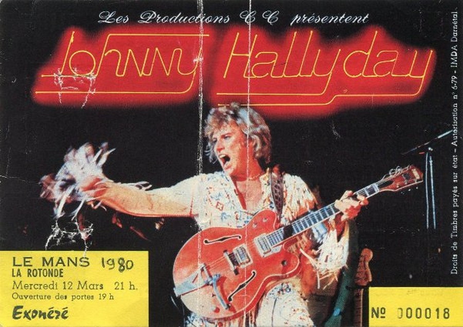 LES CONCERTS DE JOHNNY 'LE MANS' 1980 19800315