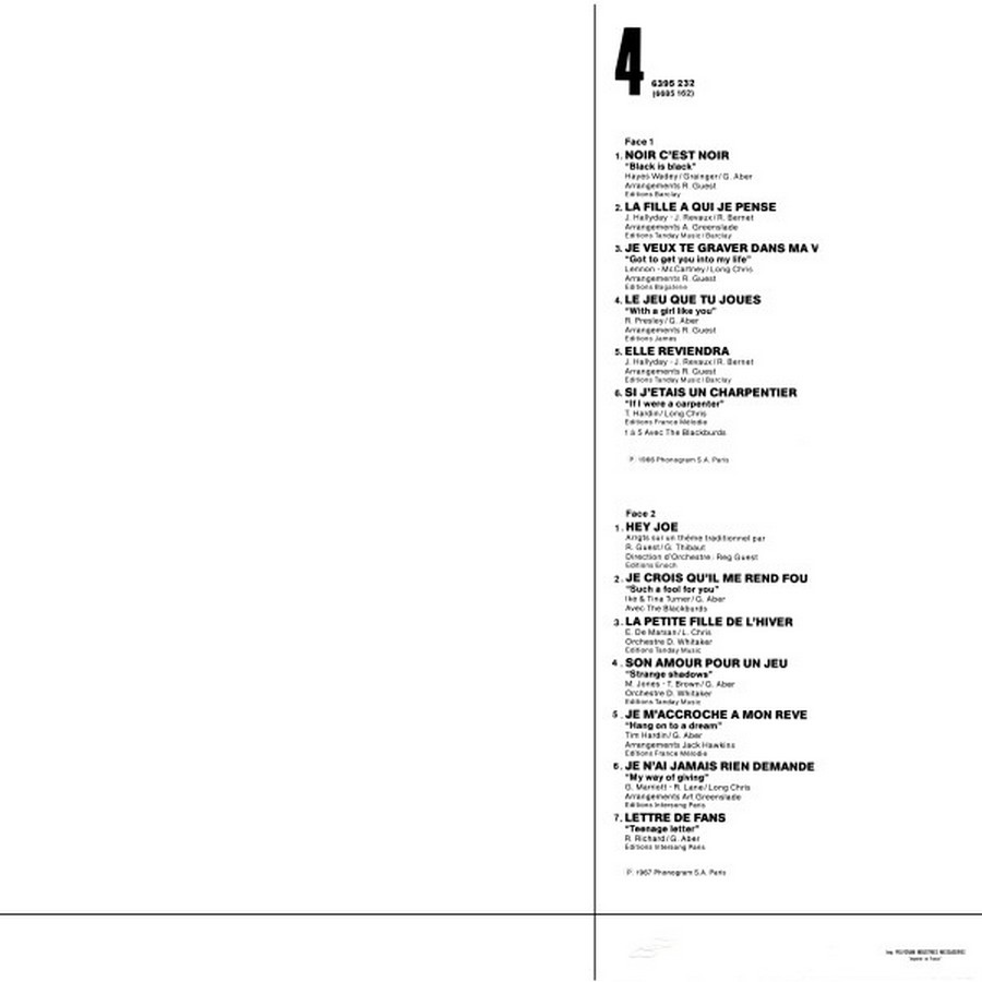 COFFRET ‘INTEGRALE DES CHANSONS’ ‘1960-1982’ ( LE CUBE )( 1982 ) 1982_106