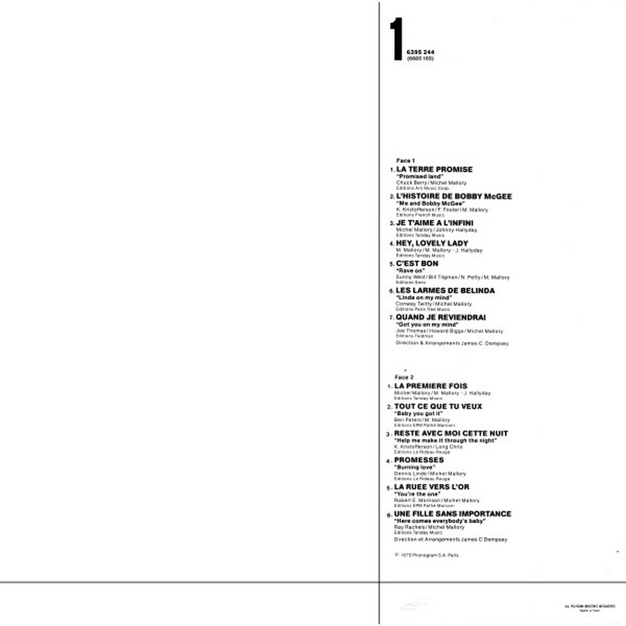 cube - COFFRET ‘INTEGRALE DES CHANSONS’ ‘1960-1982’ ( LE CUBE )( 1982 ) 1982_157