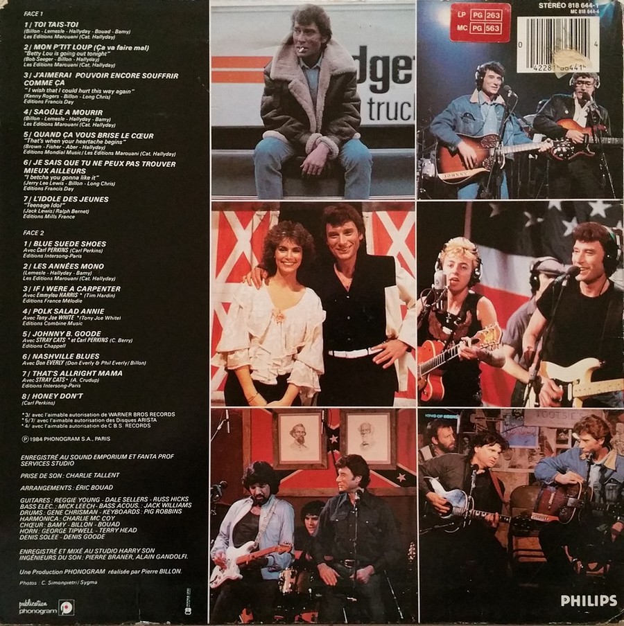 HALLYDAY 84 'NAHSVILLE' ( 33 TOURS 30CM )( TOUTES LES EDITIONS )( 1984 - 2021 ) 1984_464