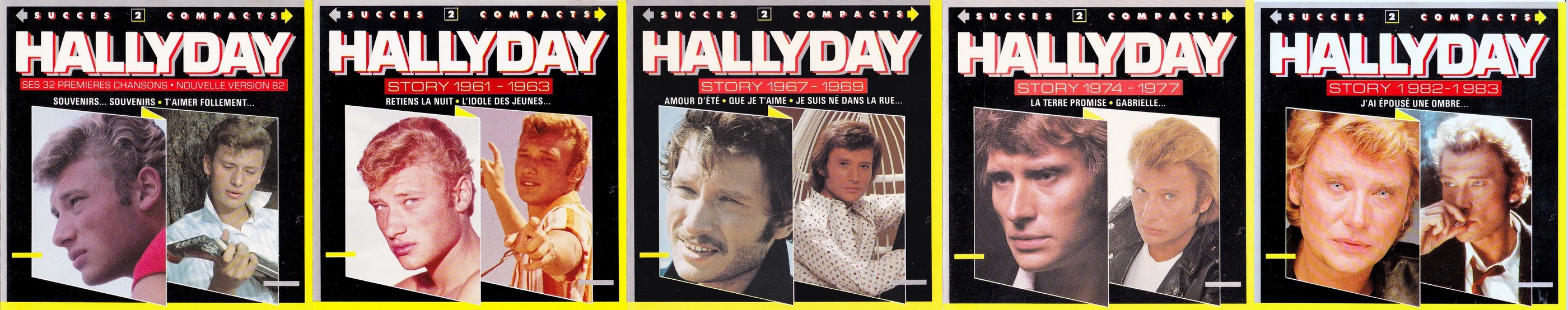 1988  -  Hallyday Story ( 5 volumes )( DOUBLE CD )( 10CD )( Philips ) 1988_h49
