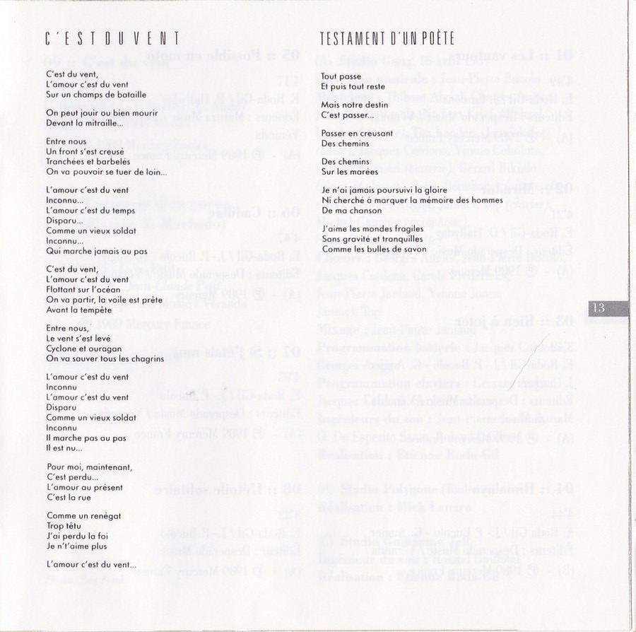COLLECTION DES 40 ALBUMS CD ( UNIVERSAL )( 2000 ) 3EME PARTIE 1989_c29