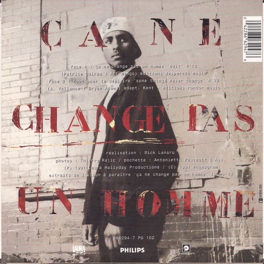 1991  -  CA NE CHANGE PAS UN HOMME ( 3 EDITIONS )( PHILIPS ) 1991_822