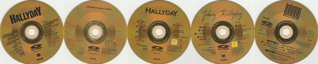 CD VIDEO JOHNNY HALLYDAY ( SERIE DE 5 )( 1985 - 1988 ) 199312