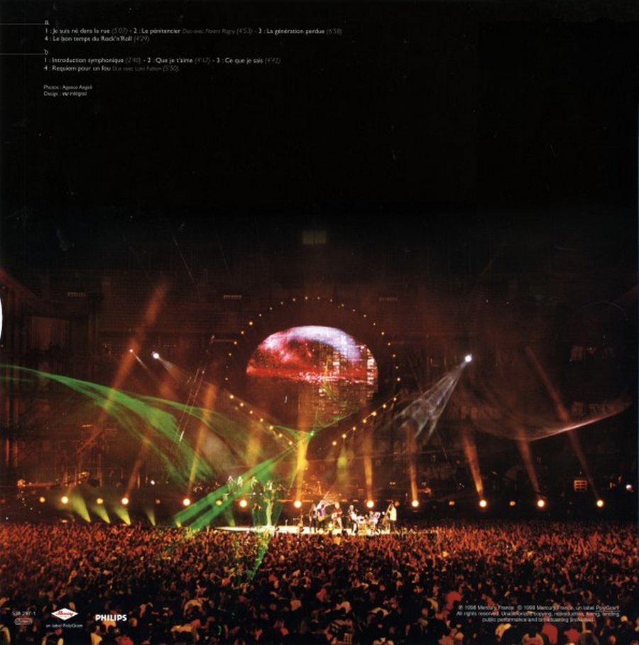 LA DISCOGRAPHIE VINYLE COMPLETE ALBUM LIVE ‘STADE  DE FRANCE’ ( SEPTEMBRE 1998 ) 1998_561