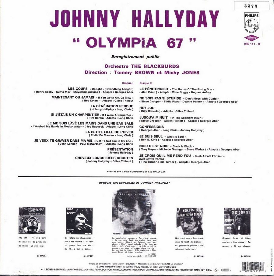 LA DISCOGRAPHIE VINYLE COMPLETE LIVE ‘OLYMPIA’ ( 1967 ) 2003_o39