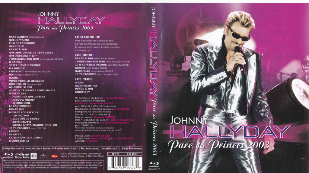 JAQUETTES BLU-RAY DISC ( CONCERTS, FILMS ) 2003_p17