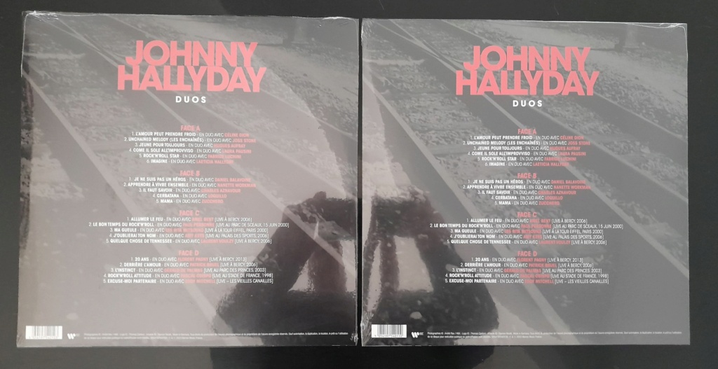 2023  -  JOHNNY HALLYDAY  - DUOS ( NOUVEAUTE )( WARNER ) 20231111