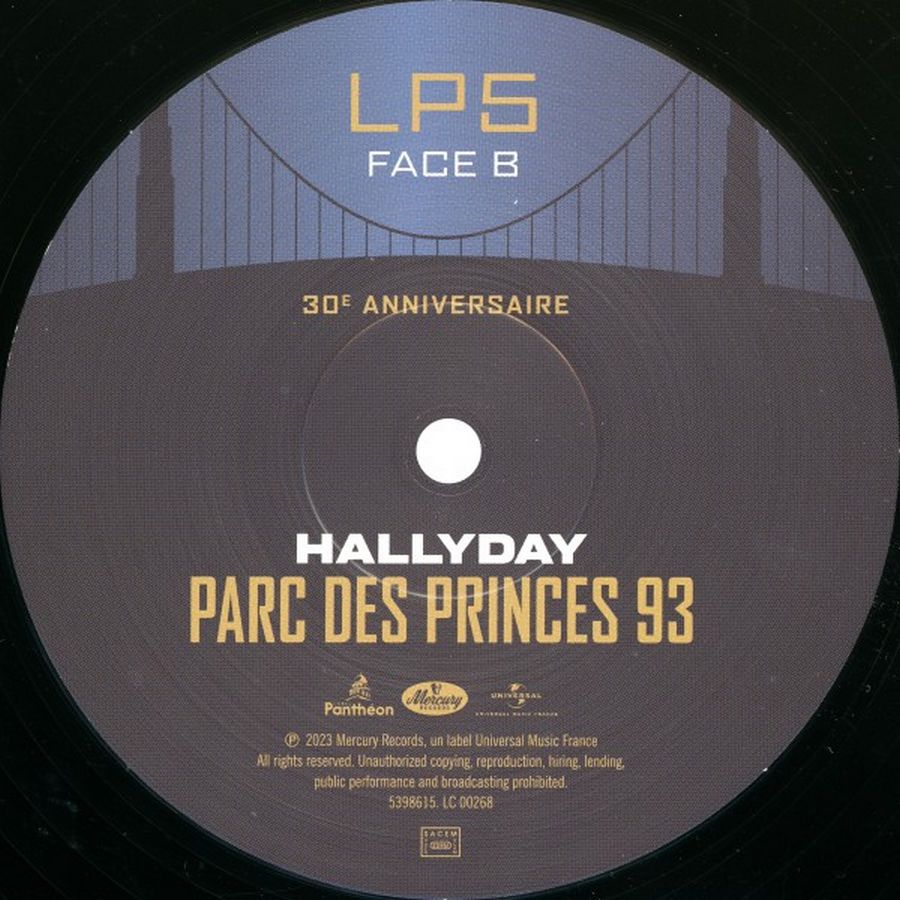 LA DISCOGRAPHIE VINYLE COMPLETE ALBUM LIVE ‘PARC DES PRINCES’ ( 1993 ) 2023_p35