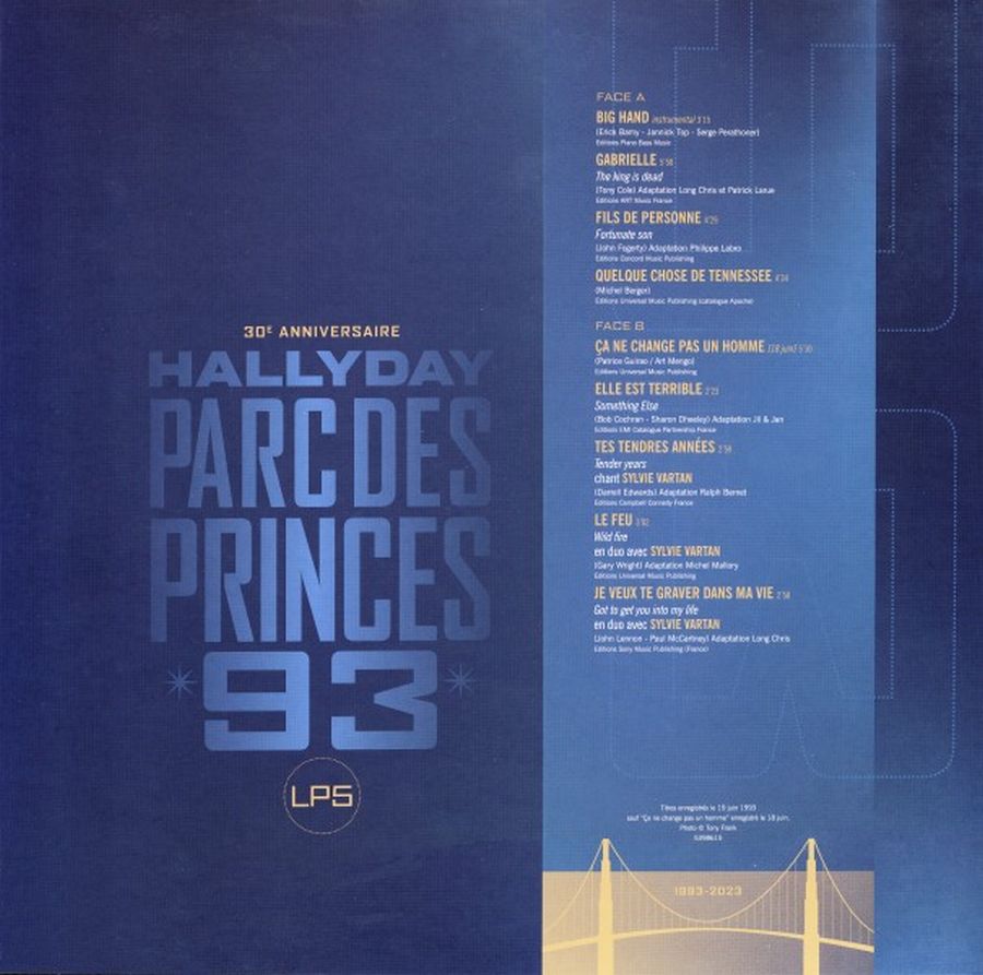 LA DISCOGRAPHIE VINYLE COMPLETE ALBUM LIVE ‘PARC DES PRINCES’ ( 1993 ) 2023_p42