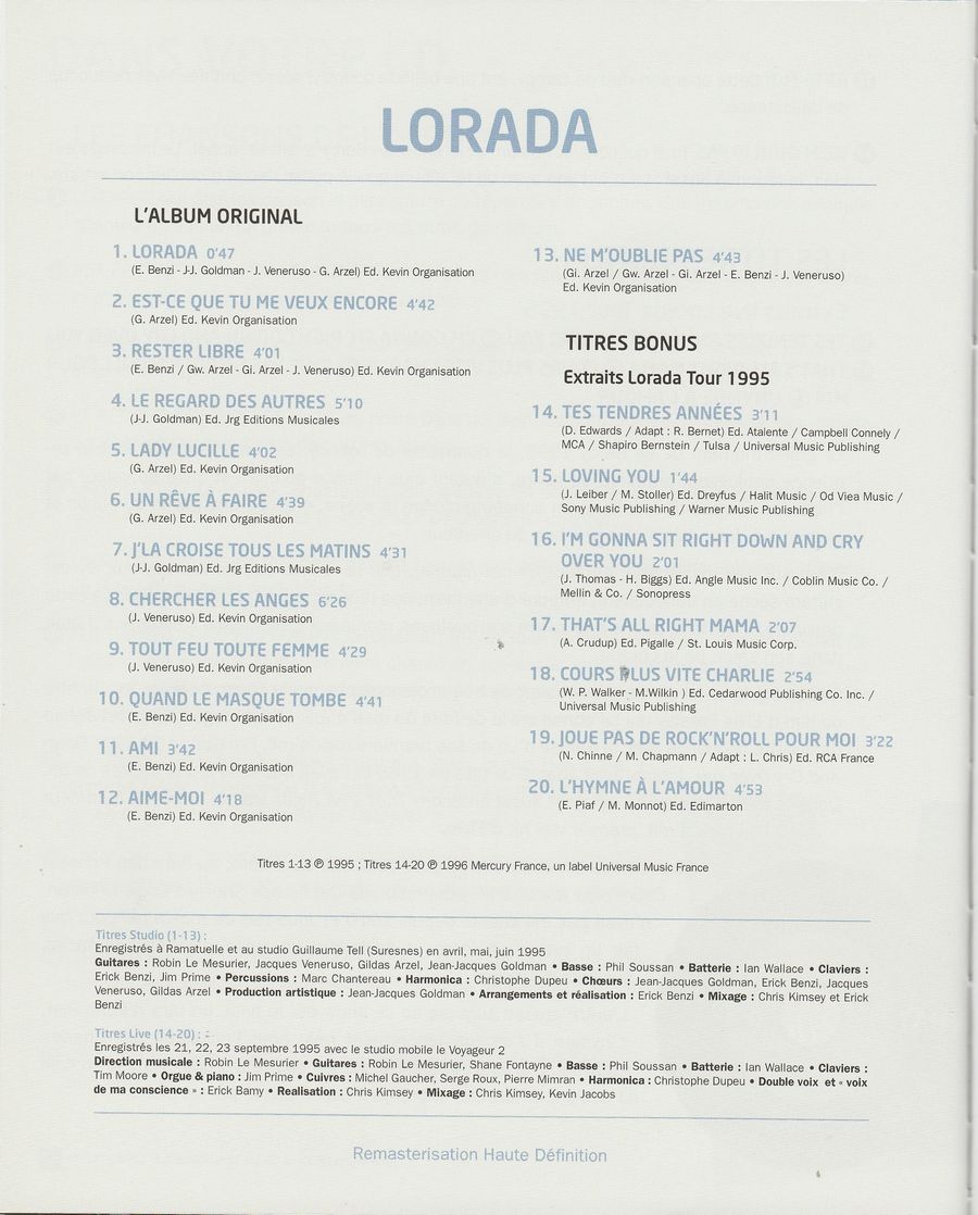 2011  -  N°8  -  LORADA ( LA COLLECTION OFFICIELLE ) 3030