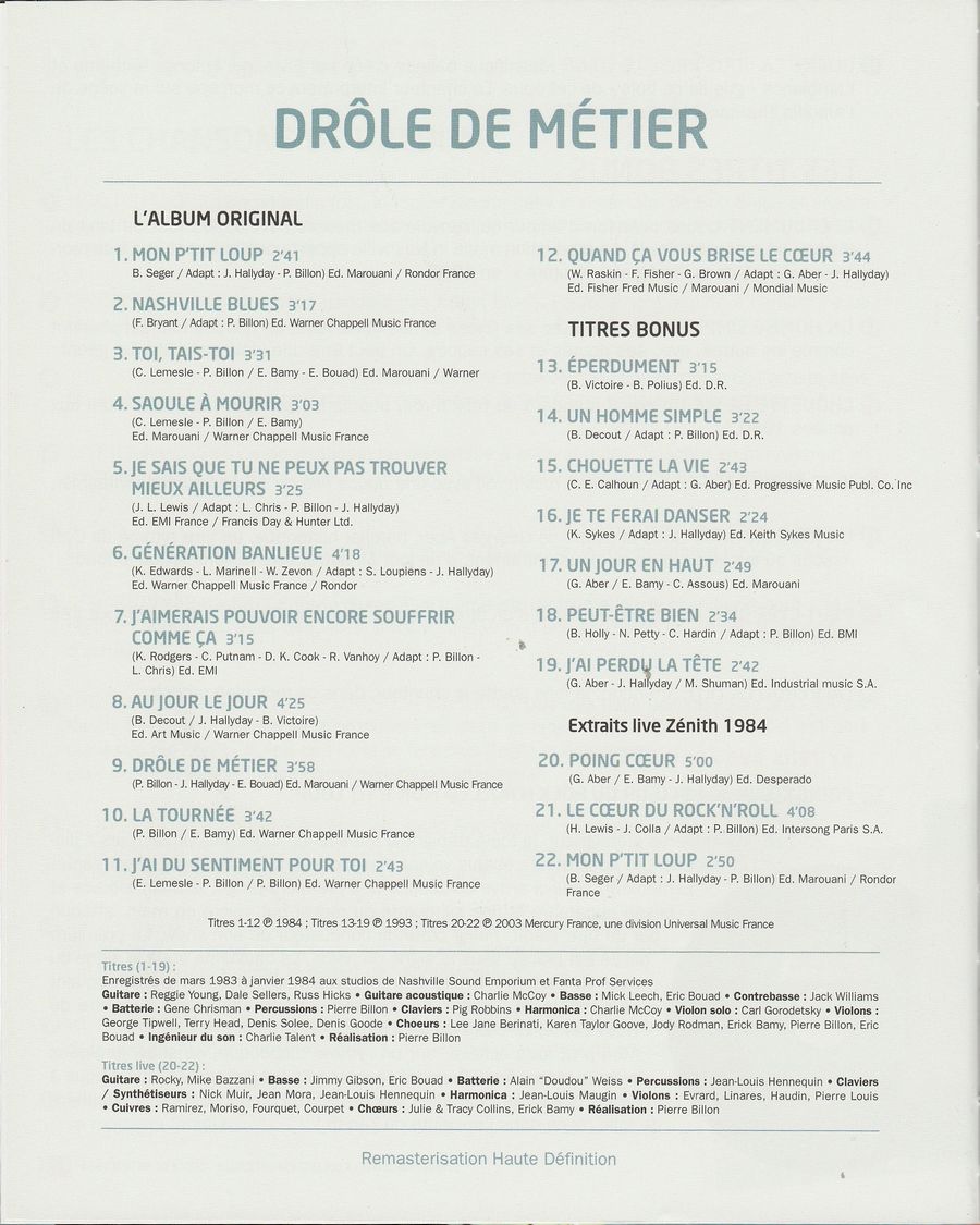 2011 - N°17 - DROLE DE METIER ( LA COLLECTION OFFICIELLE ) 3041