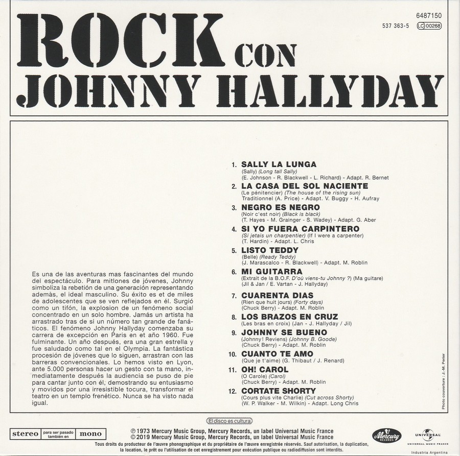 2019  -  JOHNNY HALLYDAY INTERNATIONAL ( COFFRET 20 CD ) 7411