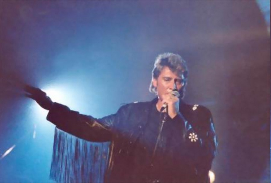 LES CONCERTS DE JOHNNY 'GENERATION ROCK N ROLL, PALAIS DES SPORTS 1989' 89-g0110