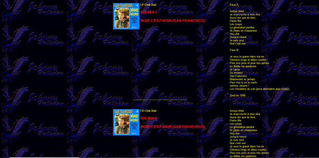 Pour mise à jour Discographie du site Captu152