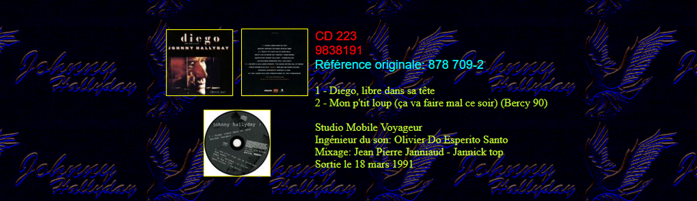 A PARAITRE 'JOHNNY SINGLES COLLECTION' ( LA TOUR 276 CD ) Captu940