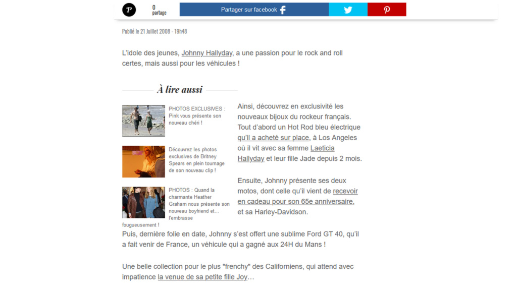 FORD GT DE JOHNNY HALLYDAY ( 2007 ) Captur64