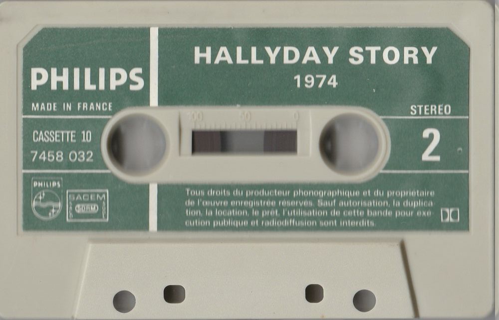 COFFRET JEAN 10 CASSETTES HALLYDAY STORY ( 1975 ) Casset30