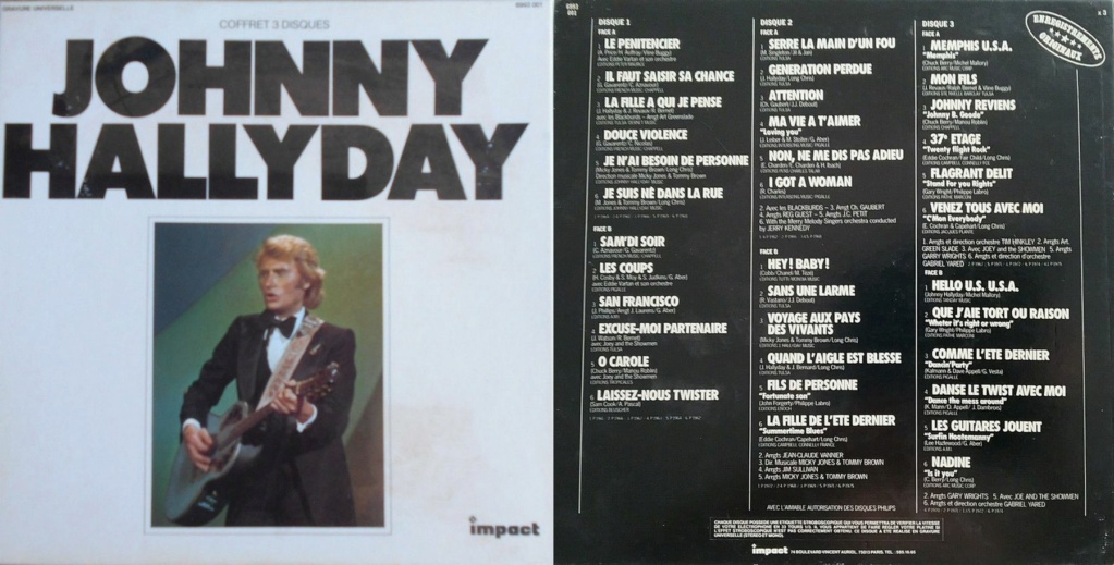 COFFRET 3 MUSICASSETTES 'JOHNNY HALLYDAY' ( IMPACT 7412 001 )( 1983 ) Coffre46