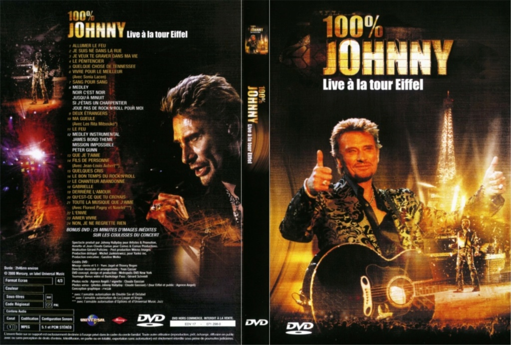 LES CONCERTS DE JOHNNY 'CHAMPS DE MARS,  PARIS' 2000 Dvd_to13
