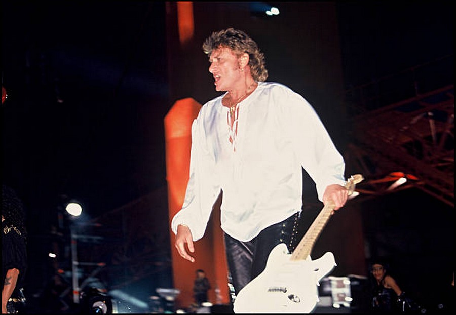 LES CONCERTS DE JOHNNY 'PARC DES PRINCES, PARIS 1993' Getty283