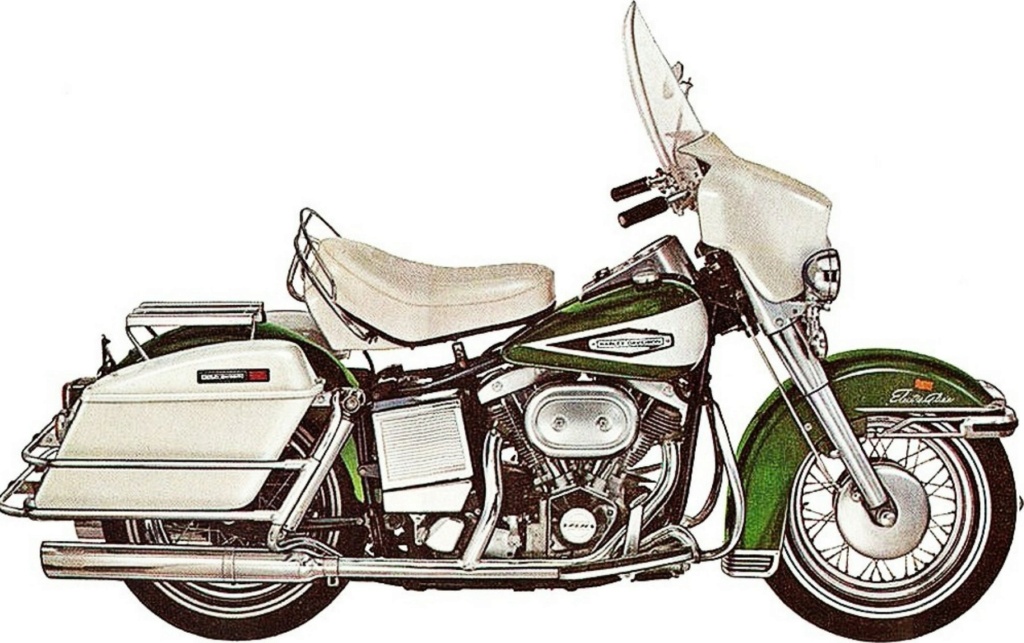 HARLEY-DAVIDSON 1200 ELECTRA GLIDE DE JOHNNY HALLYDAY ( 1970 ) Harley12
