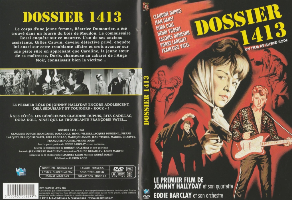 LES FILMS DE JOHNNY 'DOSSIER 1413' 1961 Rene_c10