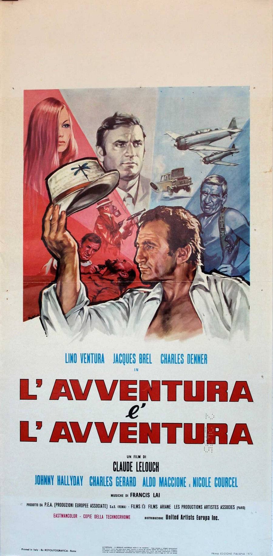 LES FILMS DE JOHNNY ' L'AVENTURE C'EST L'AVENTURE' 1972 Sans2352